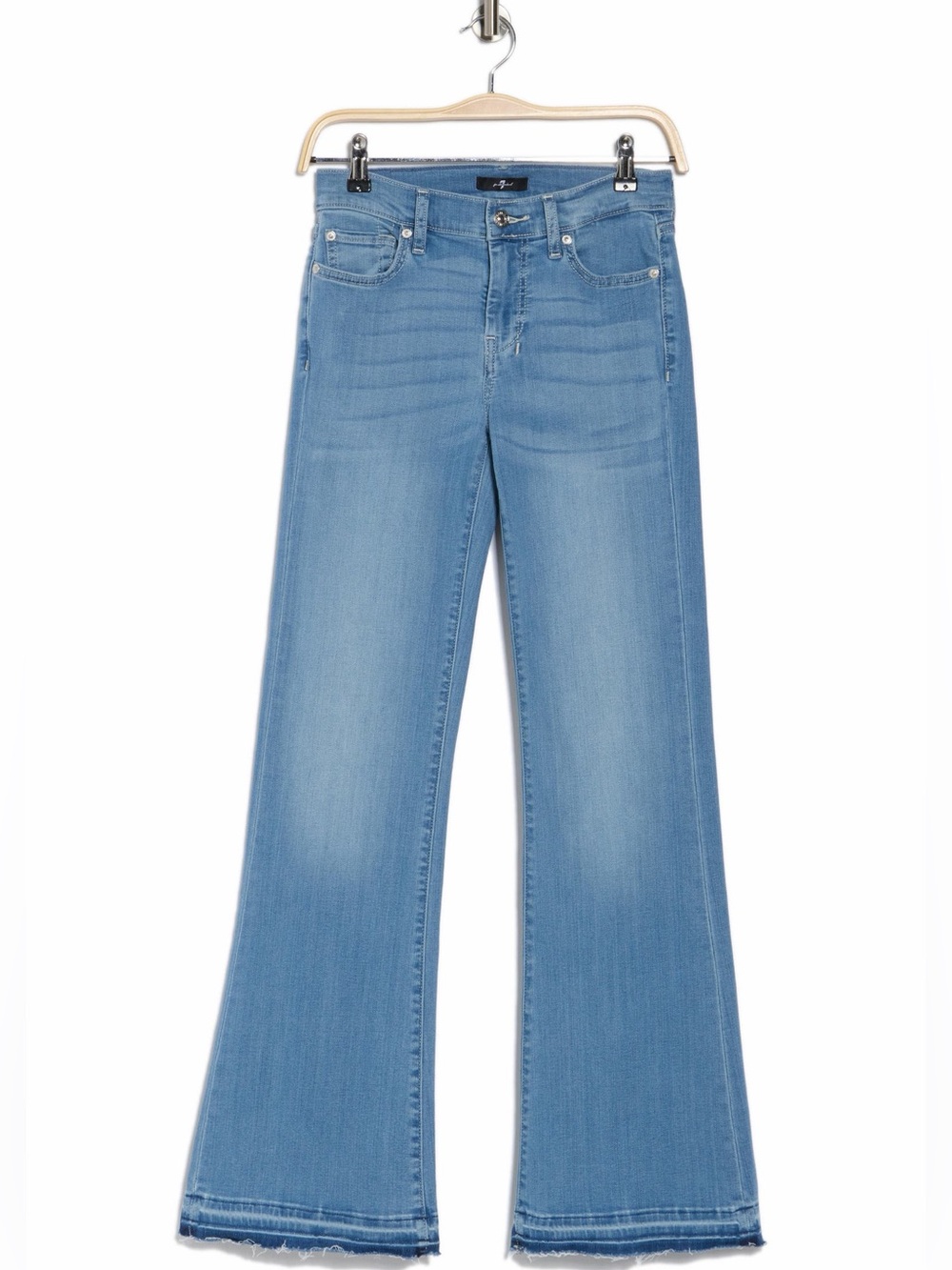 NWT 7 For All Mankind DOJO Tailorless In Marrakech with Unrolled Hem Size 27 - Picture 3 of 10
